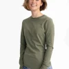 New MELAWEAR Damen Basic Langarmshirt Dhivya