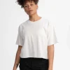 Cheap MELAWEAR Damen Cropped T-Shirt Desna