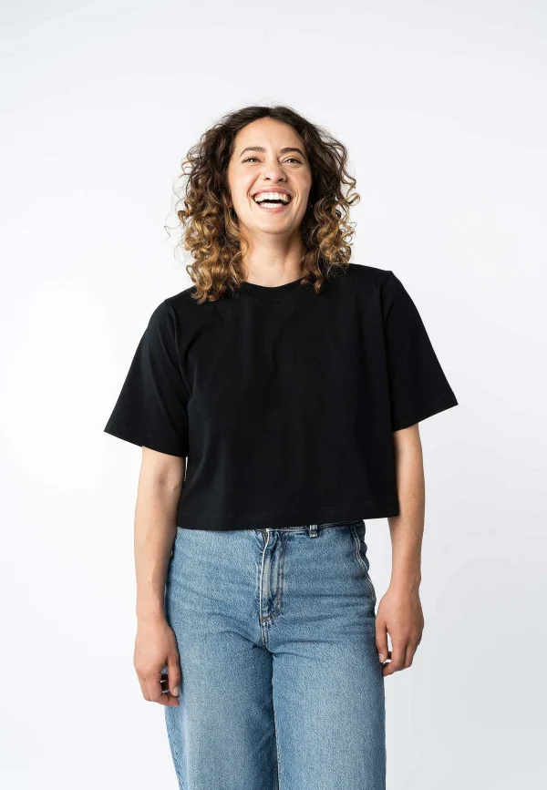 Online MELAWEAR Damen Cropped T-Shirt Desna