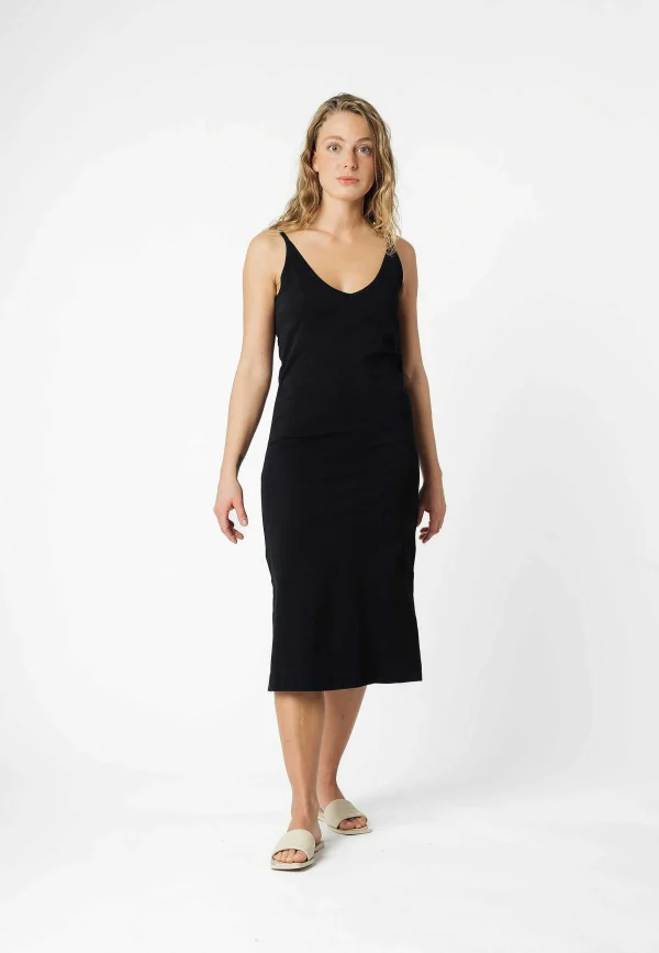 Fashion MELAWEAR Damen Midi Tragerkleid Sadhana