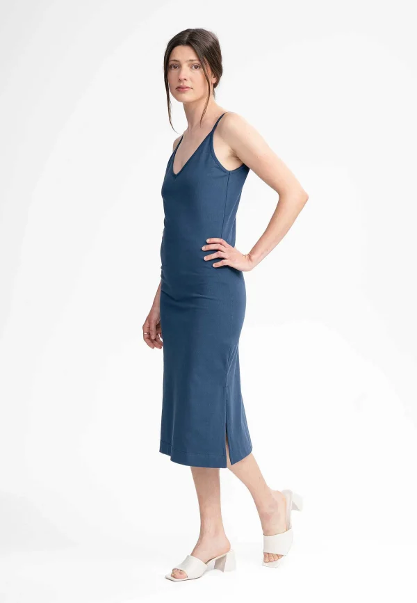 Best MELAWEAR Damen Midi Tragerkleid Sadhana