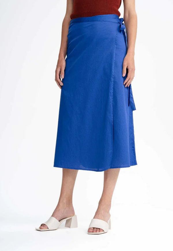Clearance MELAWEAR Damen Midi Wickelrock Ruchika