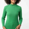 Hot MELAWEAR Damen Strickpullover Mit Mockneck Amba