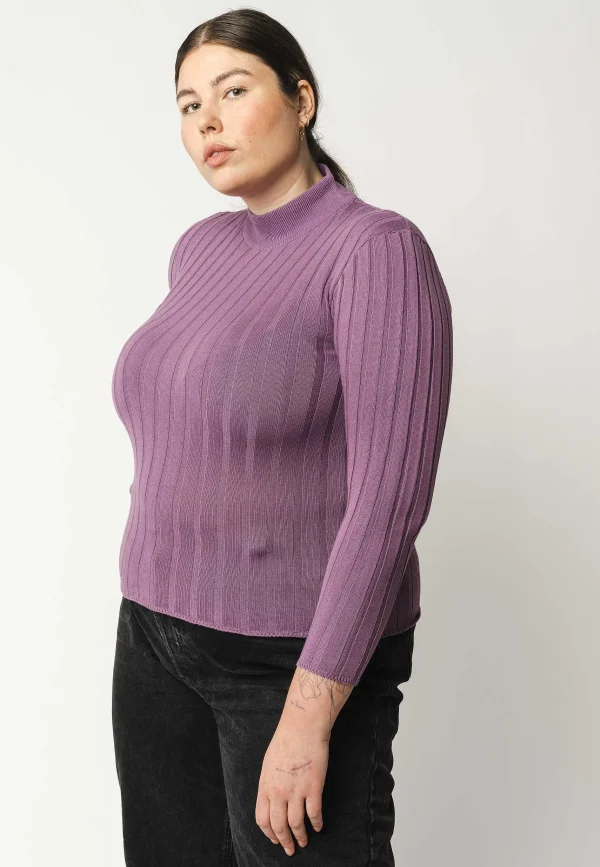 New MELAWEAR Damen Strickpullover Mit Mockneck Amba