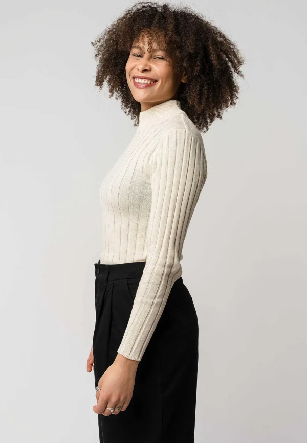 Best MELAWEAR Damen Strickpullover Mit Mockneck Amba