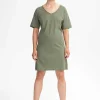 Outlet MELAWEAR Damen V-Neck Kleid Janitra