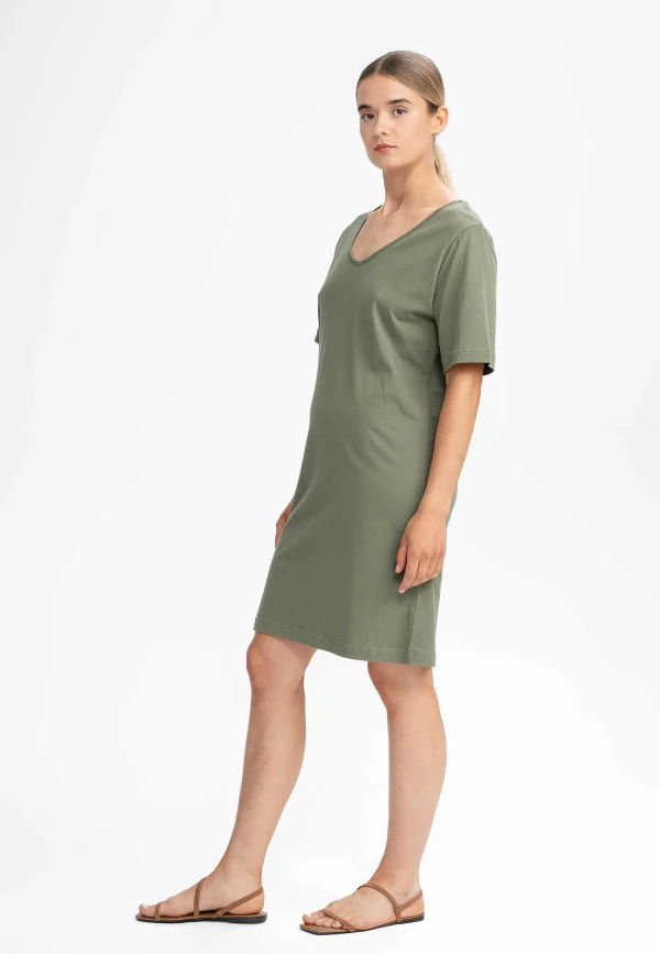 Outlet MELAWEAR Damen V-Neck Kleid Janitra