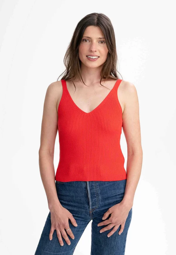 Outlet MELAWEAR Damen V-Neck Strick Top Rhada