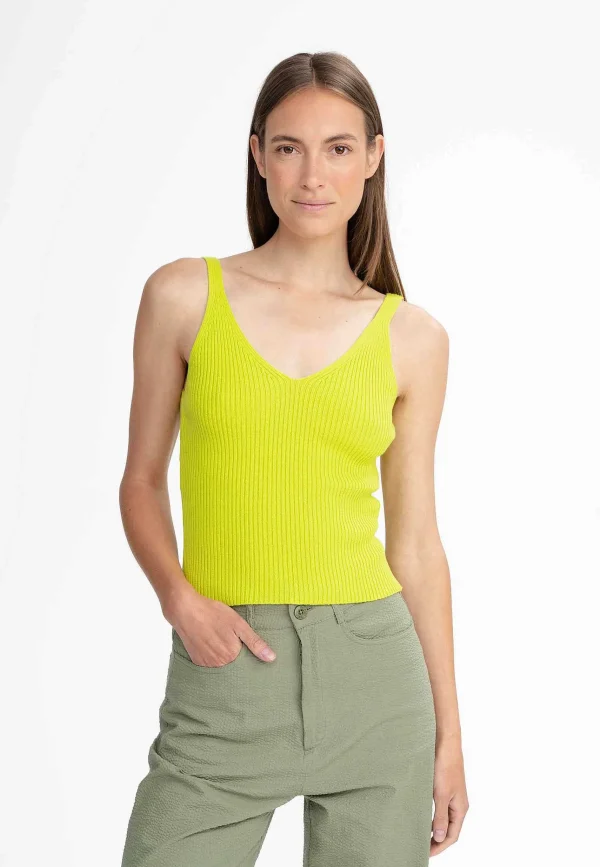 Store MELAWEAR Damen V-Neck Strick Top Rhada