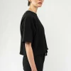 Discount MELAWEAR French Terry Cropped T-Shirt Deepali