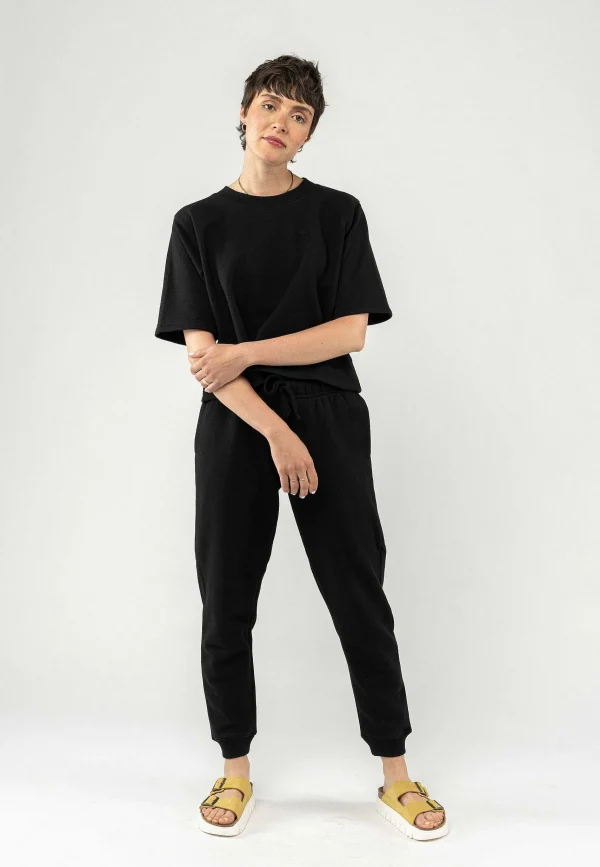 Discount MELAWEAR French Terry Cropped T-Shirt Deepali