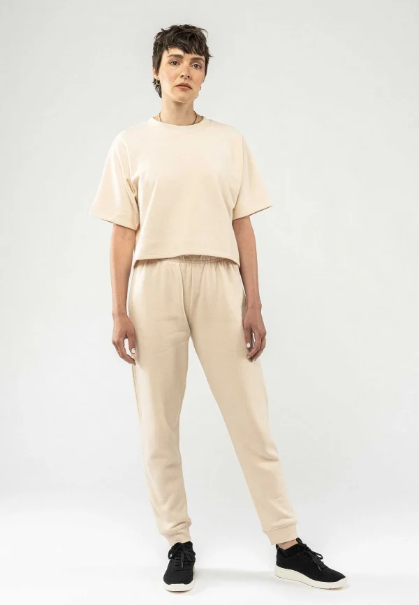 Store MELAWEAR French Terry Cropped T-Shirt Deepali