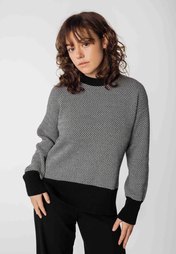 Best MELAWEAR Jacquard Strickpullover Faiza