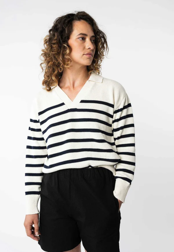 New MELAWEAR V-Neck Strickpullover Veda